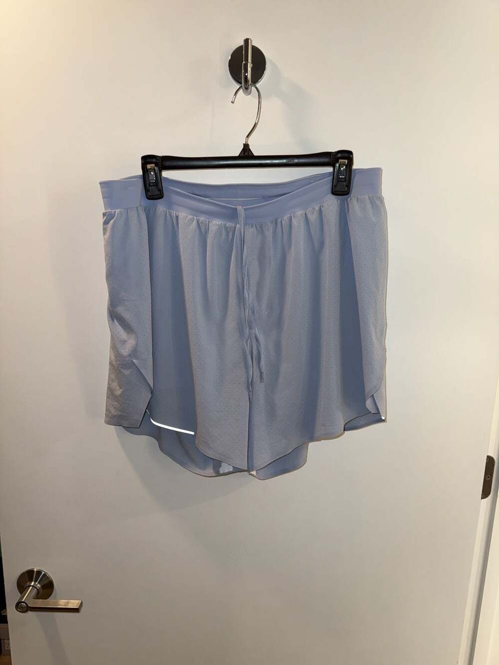 Lululemon Fast and Free Lined Short 6" Men's XL Blue Cast